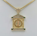 14K CZ HOUSE STYLE SAN LAZARO PENDANT – JY Jewelry Wholesale