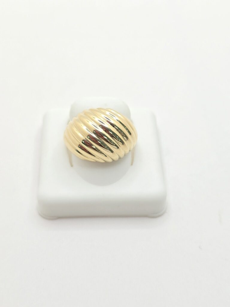 14K FANCY OVAL SHELL WOMAN'S RING – 8 – JY Jewelry Wholesale