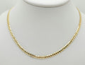 14K SOLID CUBAN CURB FLAT CHAIN – 3.5MM 18" – JY Jewelry Wholesale