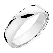 10K WHITE GOLD WEDDING BAND RING – 5mm – 12 – JY Jewelry Wholesale