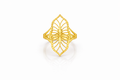 10K VINTAGE DIAMOND CUT DETAILS SILHOUETTES RING – 8-8.5 – JY Jewelry Wholesale