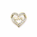 10K LOVE INSIDE HEART PENDANT – JY Jewelry Wholesale