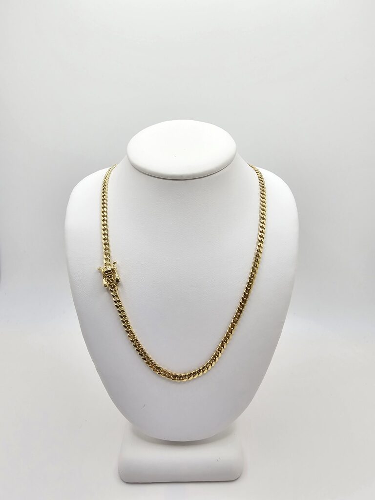14K SOLID MIAMI CUBAN CHAIN 3MM 22" 15.5GR – JY Jewelry Wholesale