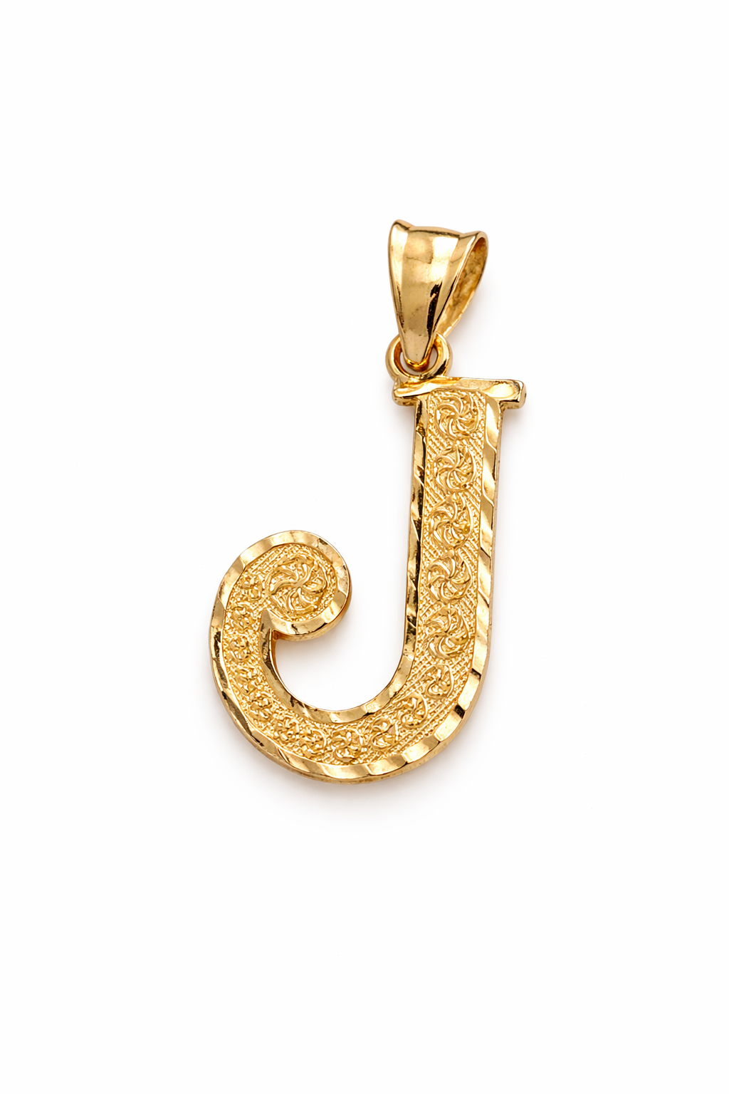 10K LARGE "J" LETTER PENDANT – JY Jewelry Wholesale