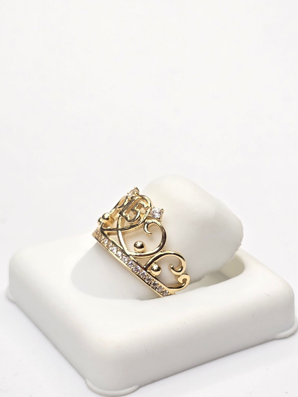 14K FIFTEEN CROWN RING – 7 – JY Jewelry Wholesale