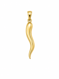14K YELLOW FOLD LUCK HORN PENDANT – JY Jewelry Wholesale