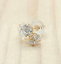 14K SOLITAIRE EARRINGS – 4MM – JY Jewelry Wholesale