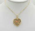 10K DIAMOND CUT HEART MEMORIAL PENDANT – 25mm X 25mm – JY Jewelry Wholesale