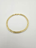 10K CUBAN CURB FLAT BRACELET CLOSE LINK STYLE 5.5MM – JY Jewelry Wholesale