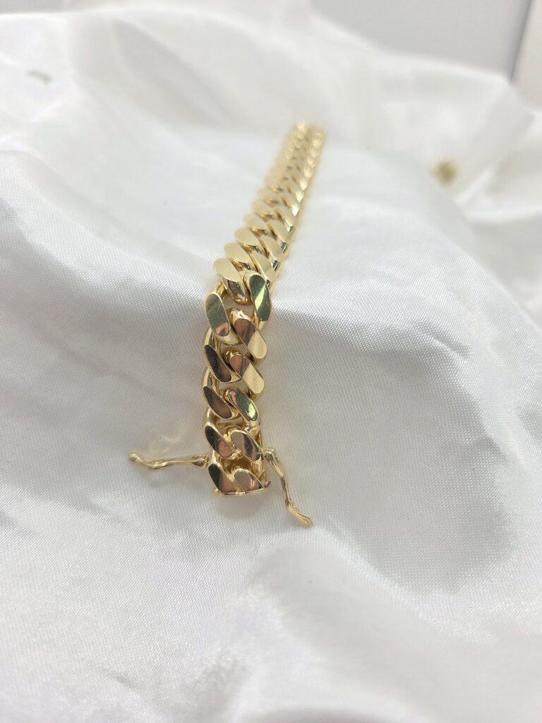10K SOLID MIAMI CUBAN BRACELET – 7" 9MM – JY Jewelry Wholesale
