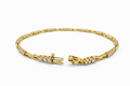 14K ELEGANT X DESIGN DIAMOND WOMAN'S BRACELET – 7" – JY Jewelry Wholesale