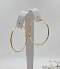 10K NEVADA DESIGN HOOPS EARRINGS – 5 2MM – JY Jewelry Wholesale