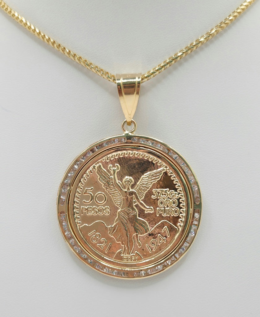 14K CZ MEDIUM CENTENARY PENDANT – JY Jewelry Wholesale
