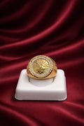 10K CENTENARY GREEK DETAIL ROUND RING – 10.5 – JY Jewelry Wholesale