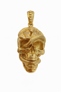 10K EXOTIC CARAVEL WITH SNAKE INSIDE PENDANT – MEDIUM – JY Jewelry Wholesale