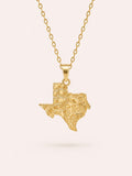 10K SMALL NUGGET TEXAS MAP PENDANT – JY Jewelry Wholesale