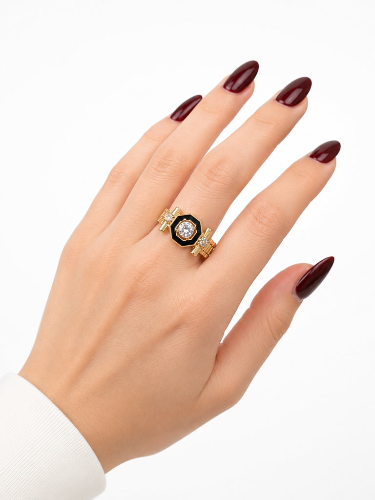 10K STONE RING – 8.5 3.4GR – JY Jewelry Wholesale