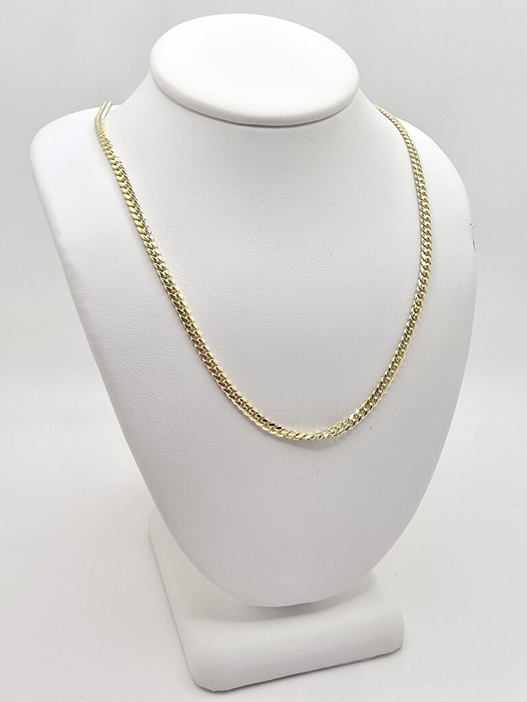 10K SOLID MIAMI CUBAN CHAIN – 20" 2.5MM – JY Jewelry Wholesale