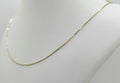 10K BOX CHAIN – 22" 1MM – JY Jewelry Wholesale