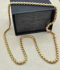 10K ROUND BOX CHAIN – 18" 3.5MM – JY Jewelry Wholesale