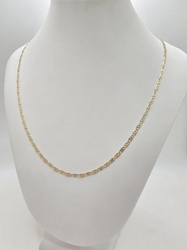 10K VALENTINE CHAIN – 24" 2.5MM – JY Jewelry Wholesale