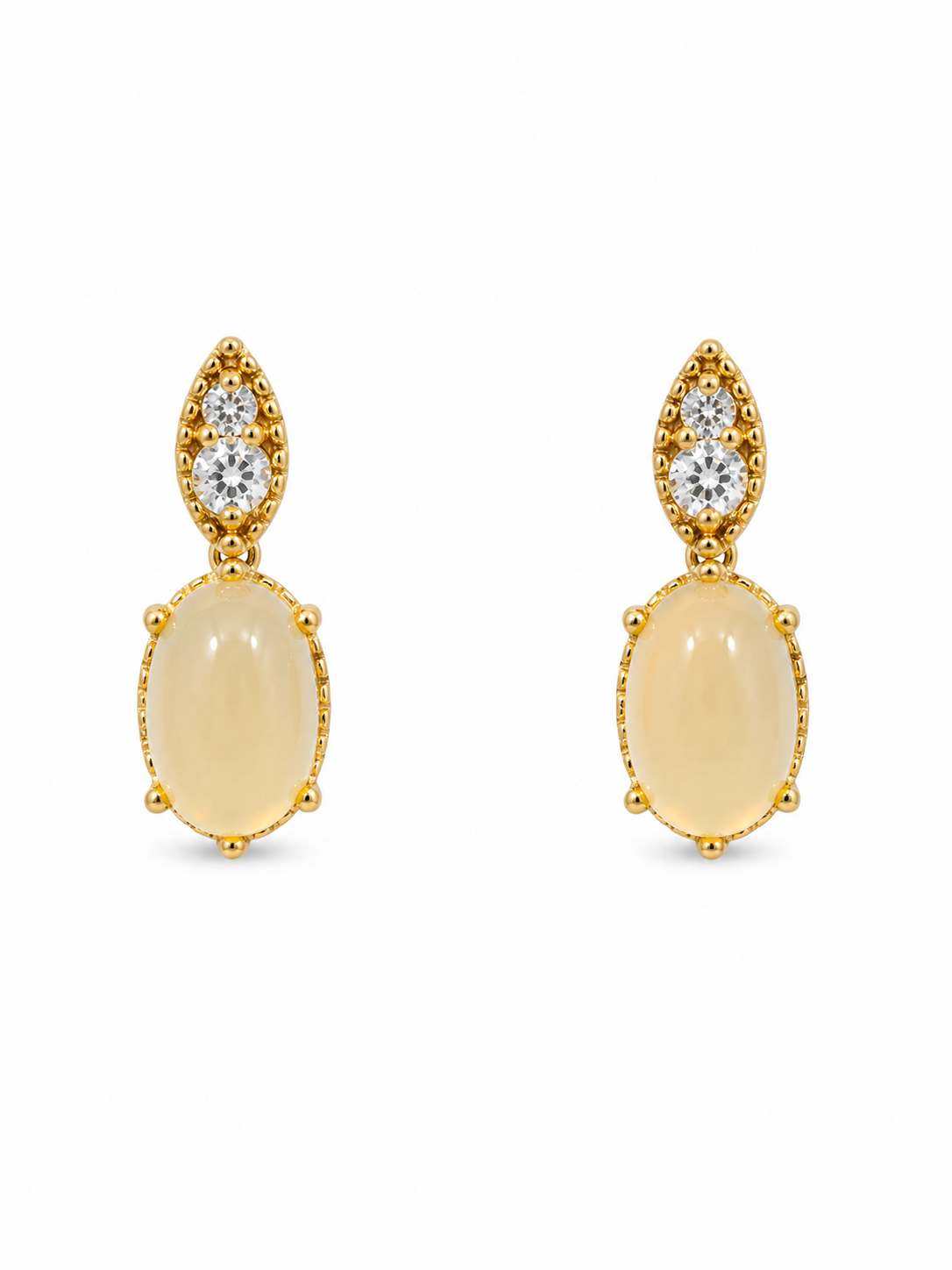 14K DIAMOND DELICATE EARRINGS Size – JY Jewelry Wholesale