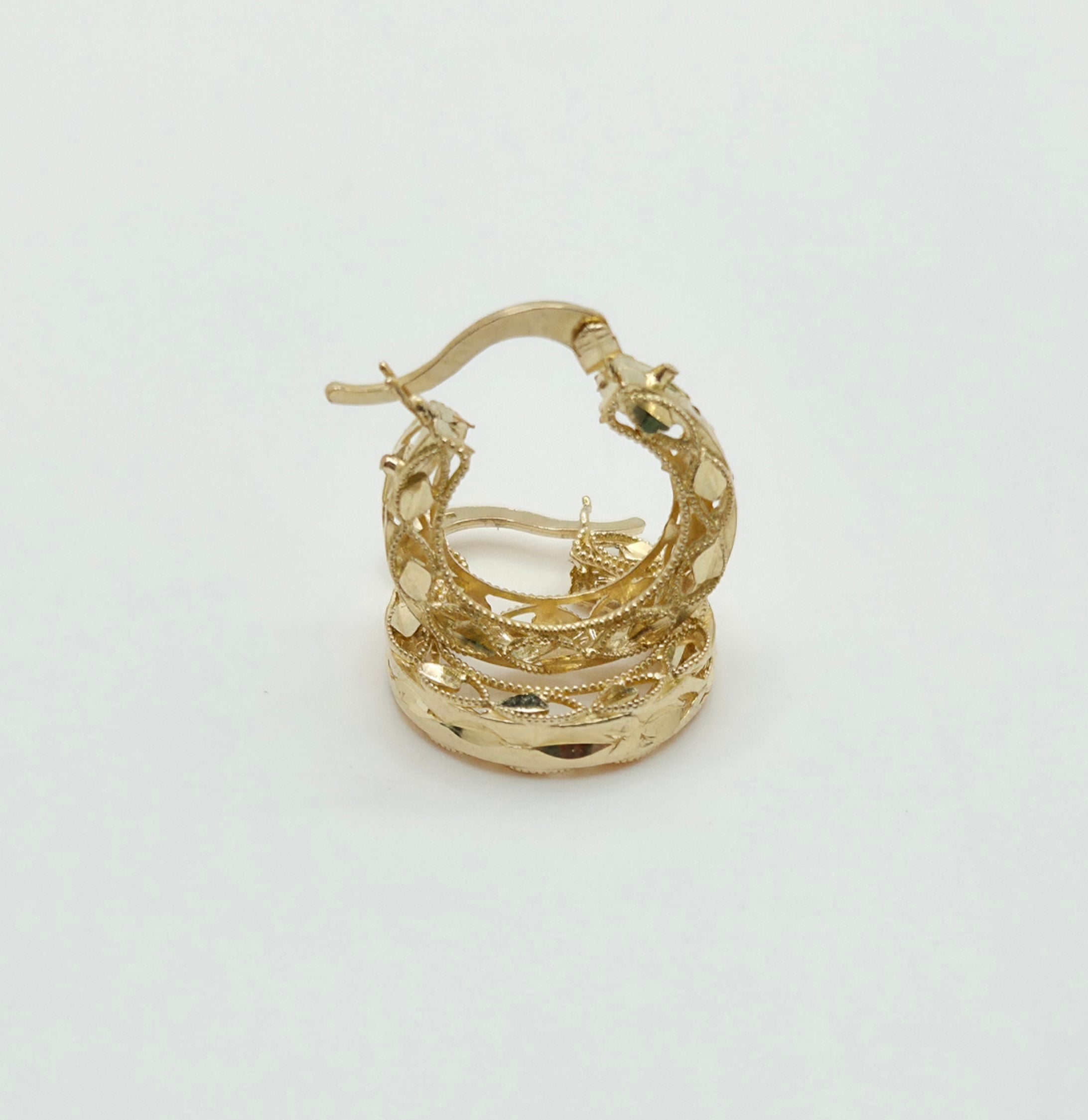 10K MODERN TURKISH HOOPS EARRINGS – 1 – JY Jewelry Wholesale