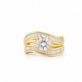 14K ELEGANT ROUND DESIGN PROMISE RING – 7 – JY Jewelry Wholesale