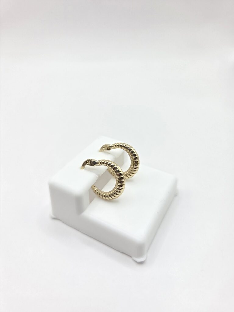 10K SMALL SHRIMP DESIGN HOOPS EARRINGS – JY Jewelry Wholesale