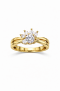 10K SOLITAIRE WOMAN RING – – 8 – JY Jewelry Wholesale