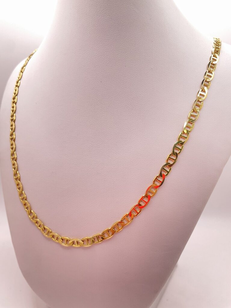 14K SOLID MARINER CHAIN – 20" 4.5MM – JY Jewelry Wholesale