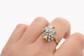 10K ELEGANT ABSTRACT DESIGN DIAMOND WOMAN'S RING – 6.5 – JY Jewelry Wholesale
