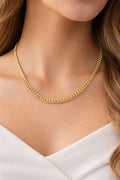 14K ELEGANT DOUBLE LINK STYLE NECKLACE – 18" – JY Jewelry Wholesale