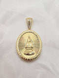 10K LARGE OVAL CARIDAD PENDANT – JY Jewelry Wholesale