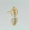 14K DELICATE PINEAPPLE RING – 7.5 – JY Jewelry Wholesale