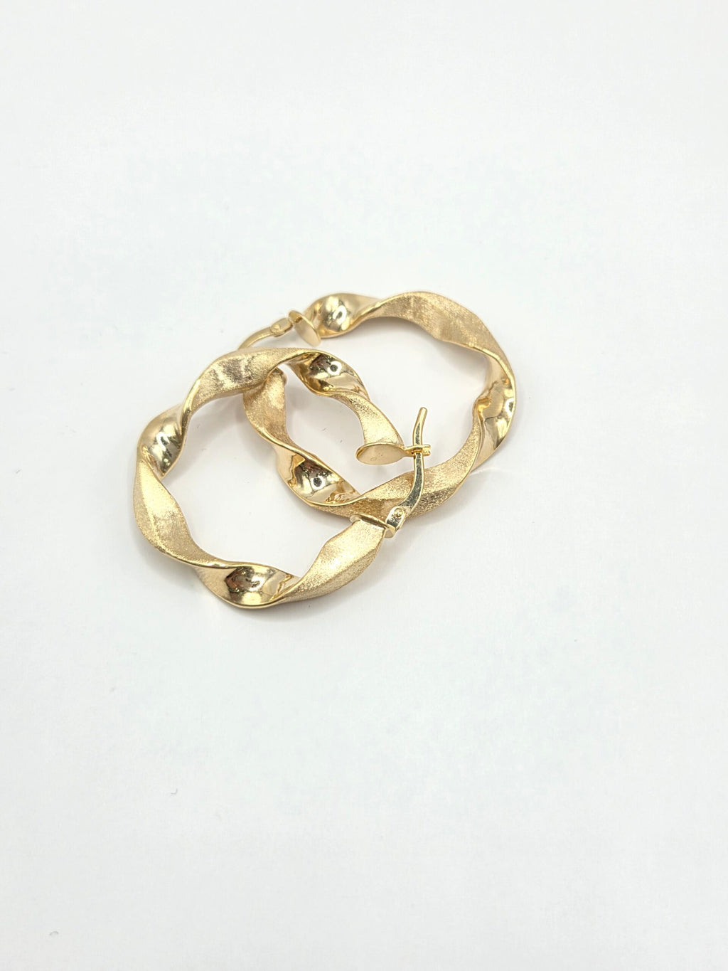 10K NEW STYLE CROOKED ELEGANT HOOPS EARRINGS – 3 – JY Jewelry Wholesale