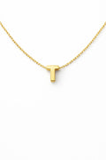 10K CHAIN ??WITH LETTER "T" PENDANT – 18 – JY Jewelry Wholesale
