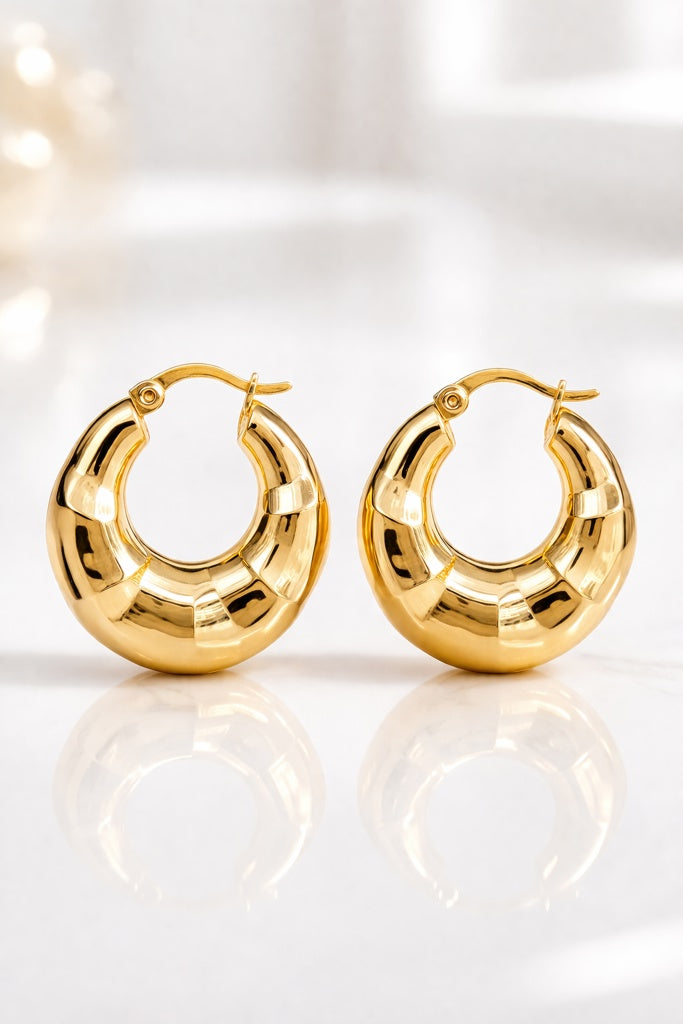 10K VINTAGE STYLE SHRIMP DESIGN HOOPS EARRINGS – JY Jewelry Wholesale
