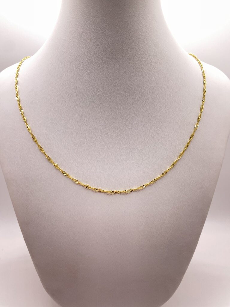 14K SINGAPORE CHAIN 18" 2MM 2.06GR – JY Jewelry Wholesale