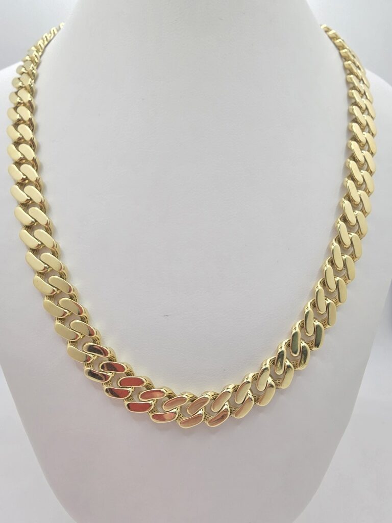 10K CERTIFIED PLAIN MONACO – 13.5MM 22" – JY Jewelry Wholesale