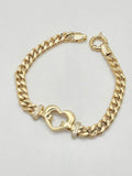 10K HEART SILHOUETTE CUBAN LINK BRACELET SSize 7.5" 6.5MM – JY Jewelry Wholesale