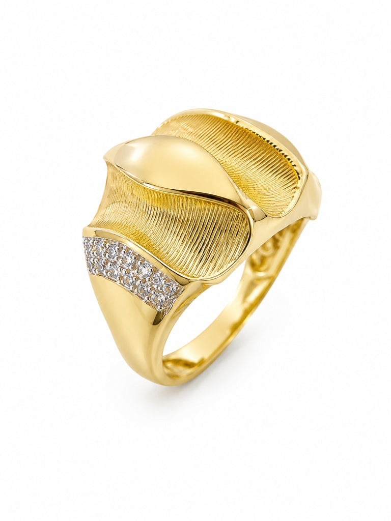 10K PUFFY RING – 8-9 – JY Jewelry Wholesale