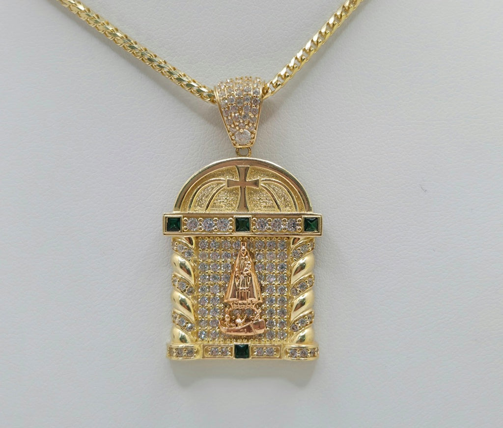 14K CZ HOUSE STYLE CARIDAD PENDANT – JY Jewelry Wholesale