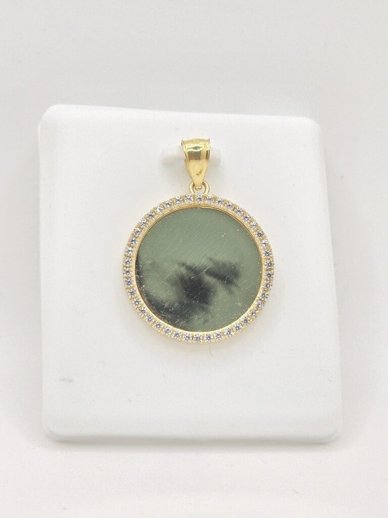 10K MEMORIAL PENDANT CZ EDGE – JY Jewelry Wholesale