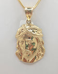 10K JESUS FACE PENDANT – MEDIUM – JY Jewelry Wholesale