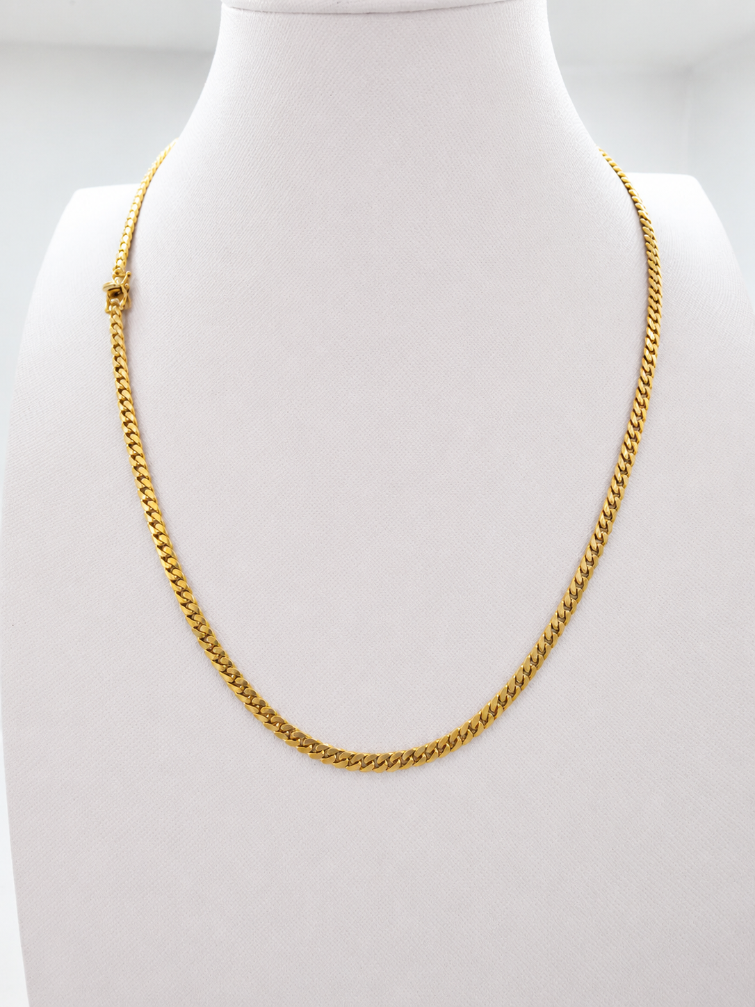 10K Solid Gold Miami Cuban Link Chain – 4mm – 16"
