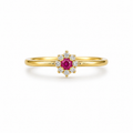10K PINK STONE RING – 8 – JY Jewelry Wholesale