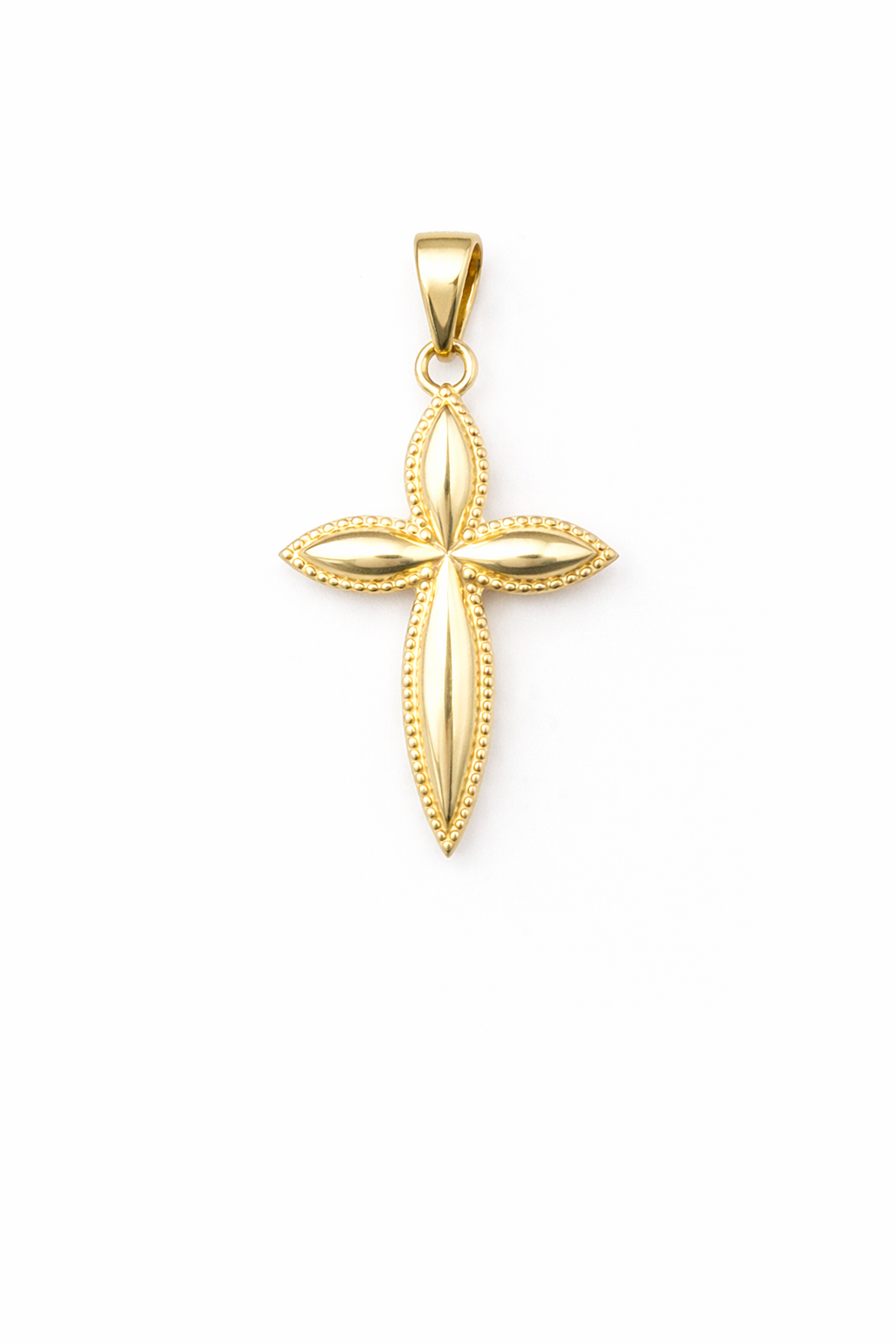 14K DELICATE MANDALA CROSS PENDANT – JY Jewelry Wholesale
