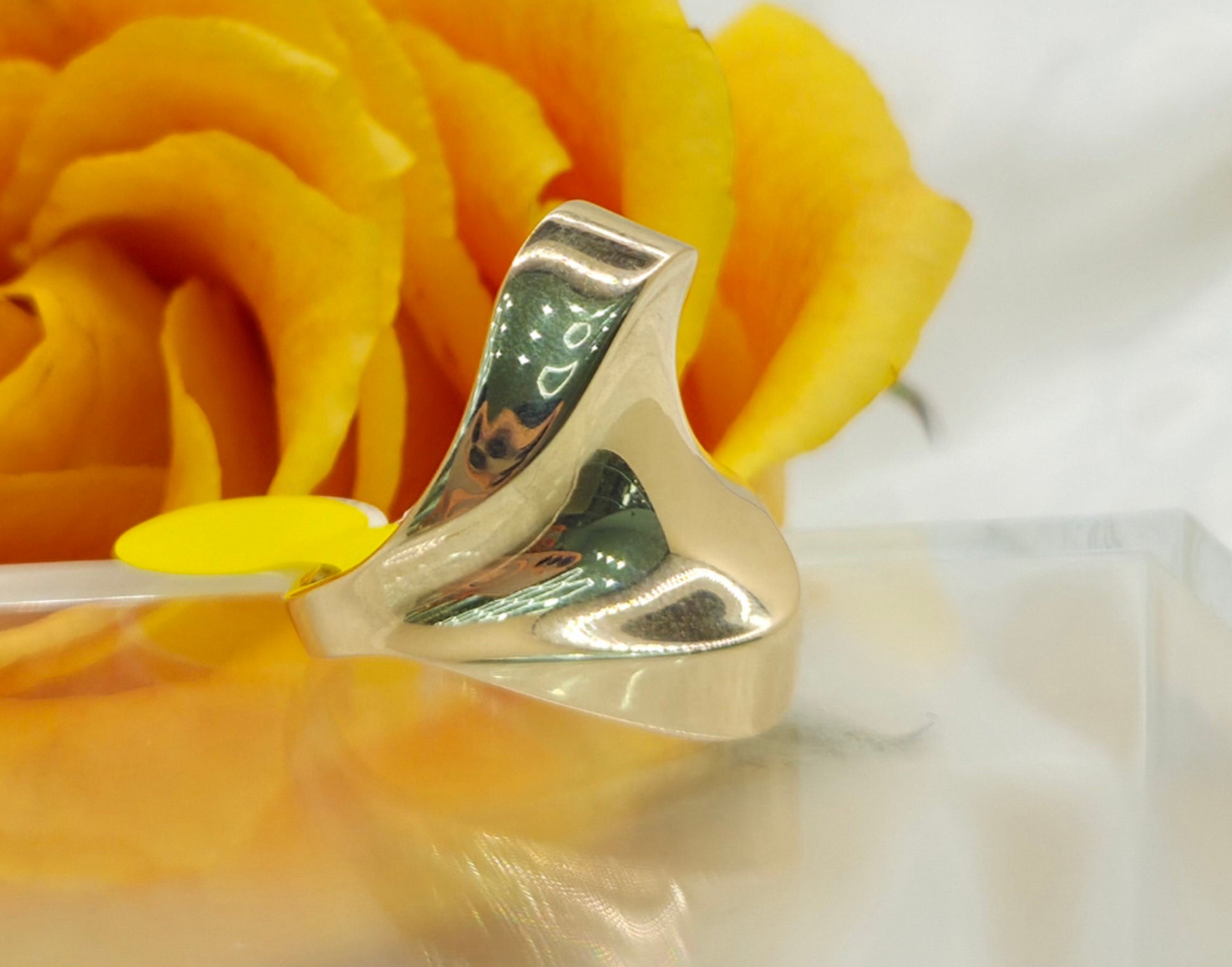 14K ABSTRACT MODERNIST WOMEN'S RING – 7.5 – JY Jewelry Wholesale