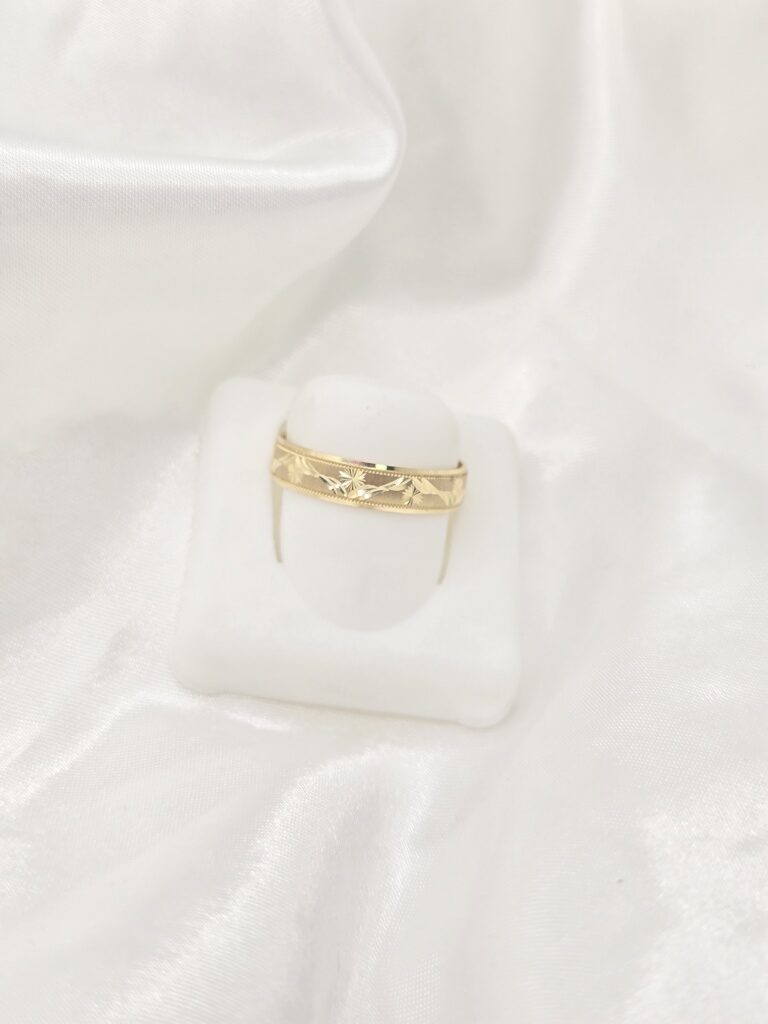 10K HOLLOW MEN'S ENGAGEMENT RING WITH ASTERISK DESIGN – 10 – JY Jewelry Wholesale